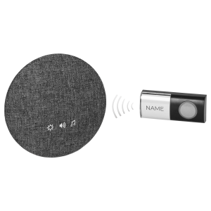 FALANTE DC wireless battery-powered doorbell, learning system, 38 sounds, 200m