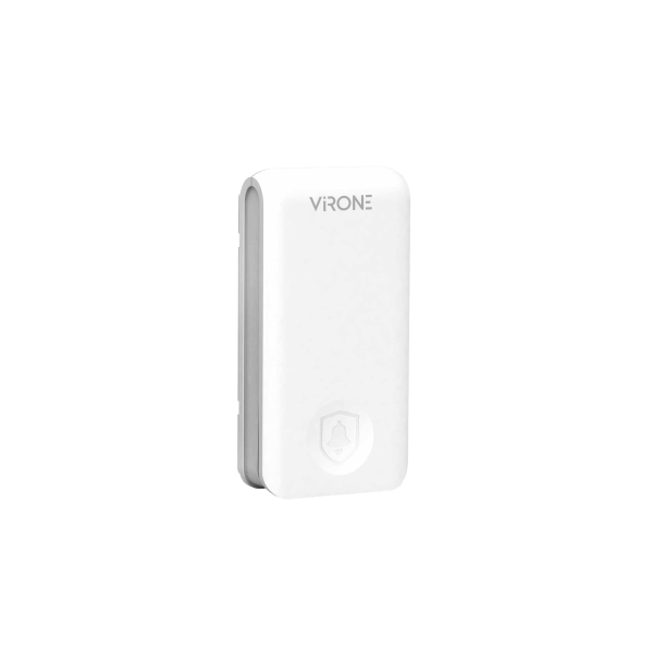 Wireless, battery-free push-button for the extension of PRESSO doorbell sets