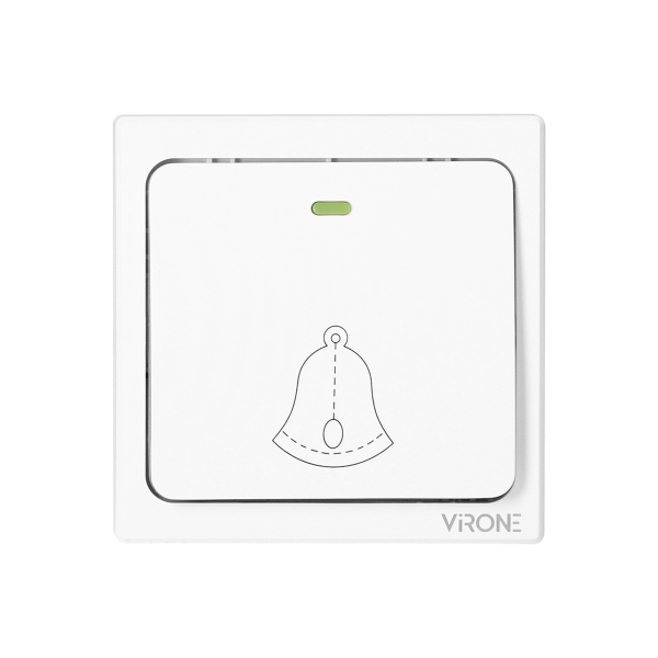 Wireless and battery-free button for the extension of WAYO AC doorbell