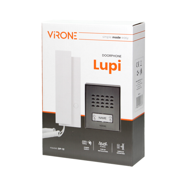 Single-family doorphone set, surface-mounted, LUPI