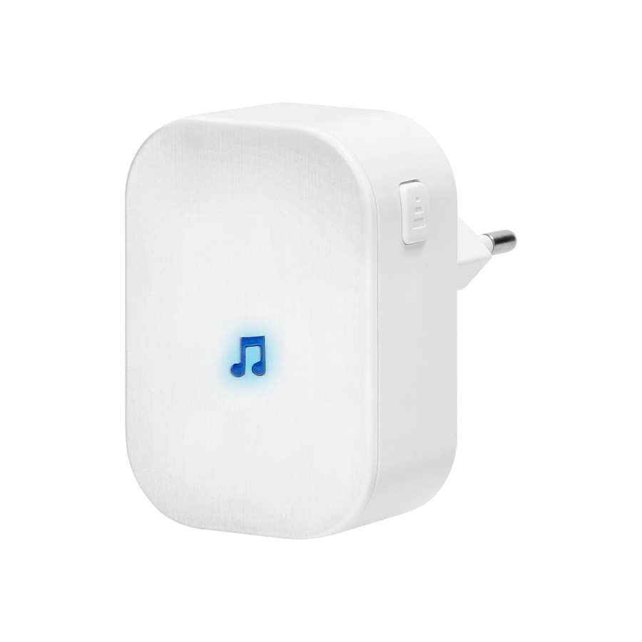 LAYO Wireless video doorbell with Wi-Fi and bell receiver with Full HD video camera, WiFi and network receiver, IP65, communicat