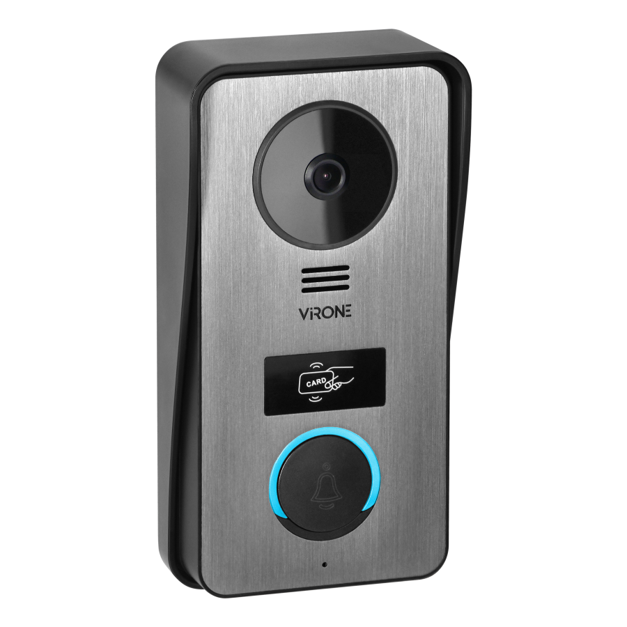 CETI Full HD, video doorphone set, 4-wire, 7", touch screen, Full HD, RFID reader 