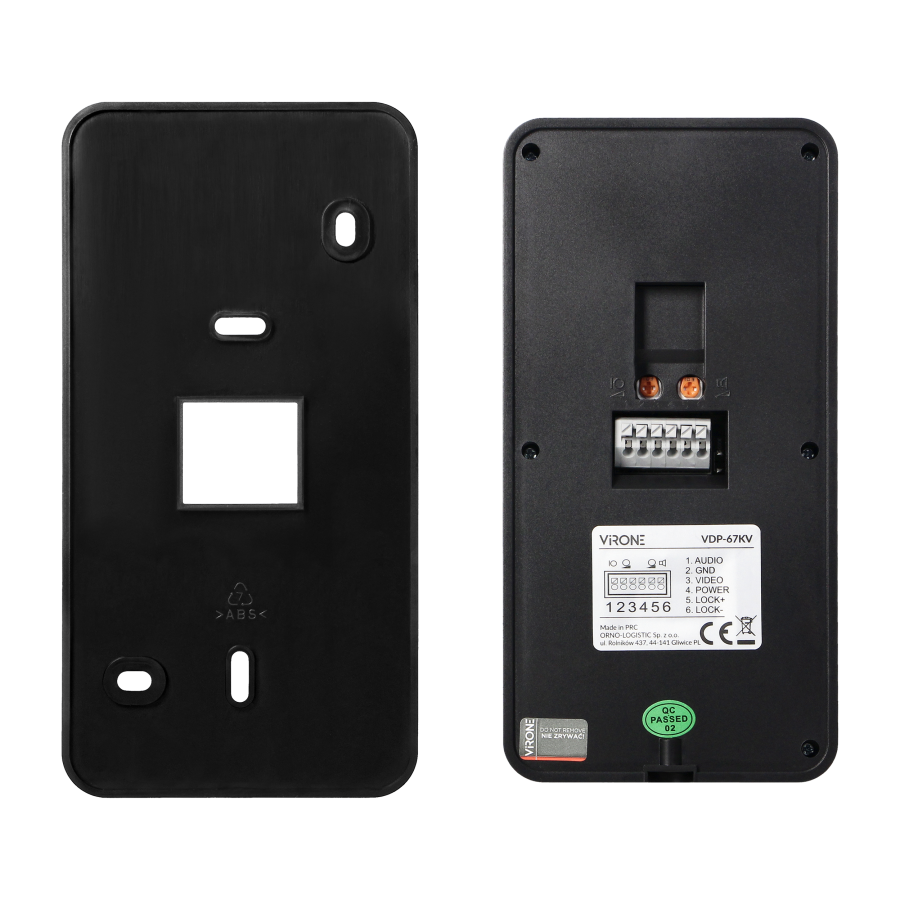 CETI Full HD, video doorphone set, 4-wire, 7", touch screen, Full HD, RFID reader 