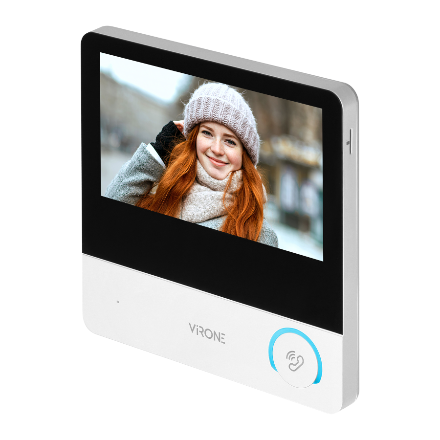 CETI Full HD, video doorphone set, 4-wire, 7", touch screen, Full HD, RFID reader 