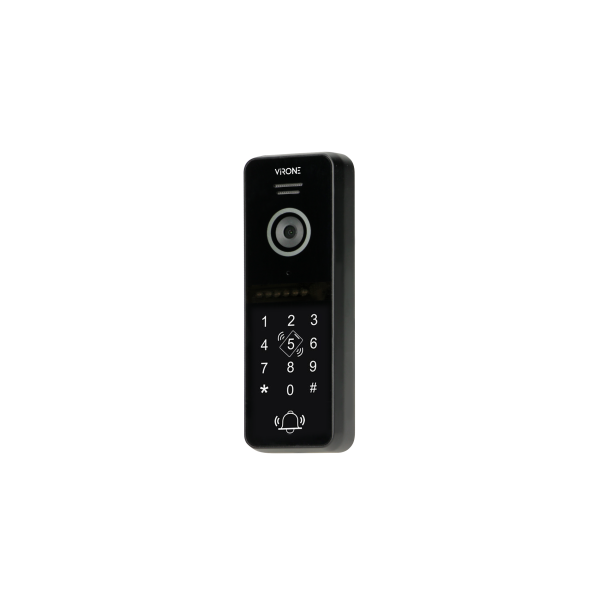 Single-family video camera with code lock, cards and proximity tags reader, for the extension of VIFIS Full HD