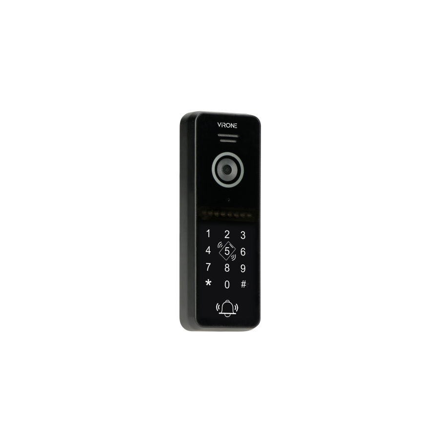 Single-family video camera with code lock, cards and proximity tags reader, for the extension of VIFIS Full HD