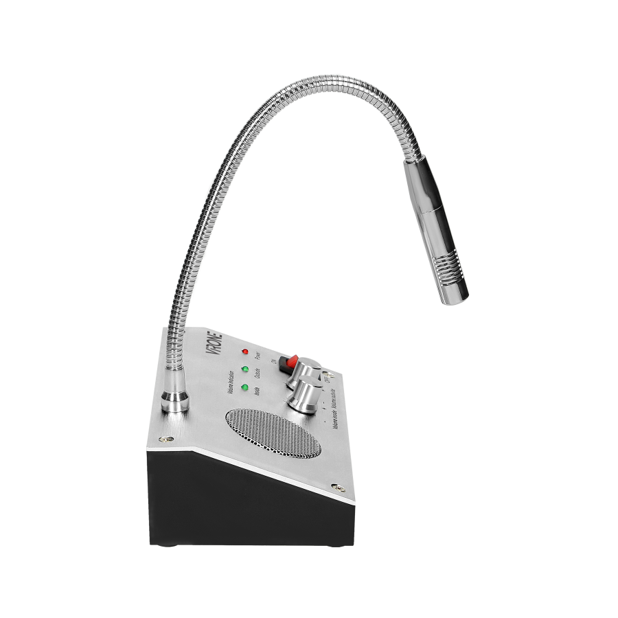 SPATIUM window intercom, wired system for two-way voice communication.