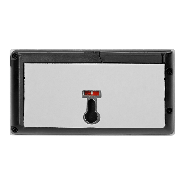 Elektroniczny wizjer do drzwi LCD 3,5", szerokokątny obiektyw, bateryjny, srebrny