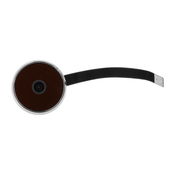 Electronic door viewer LCD 3.5", wide-angle lens, battery-operated, silver