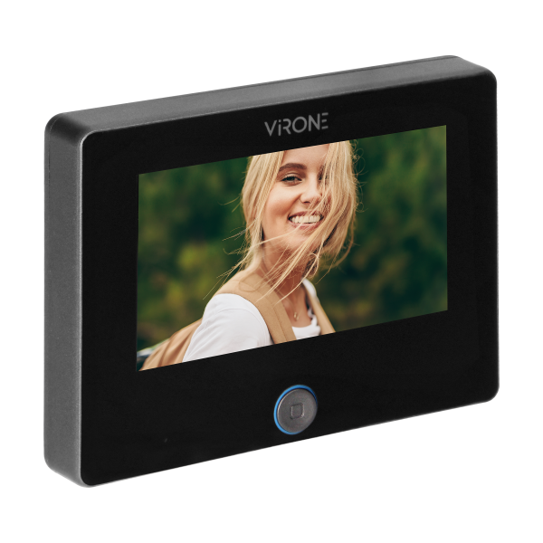 Digital door viewer with camera, motion sensor, SMART function and night lighting