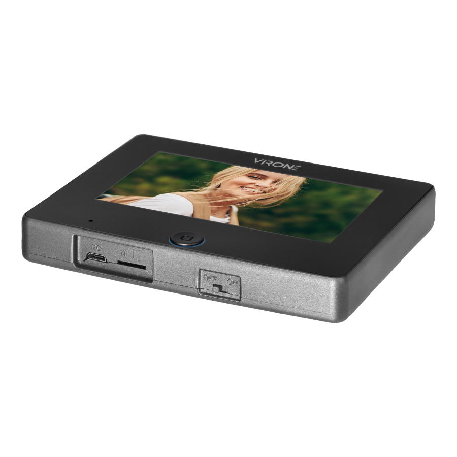 Digital door viewer with camera, motion sensor, SMART function and night lighting