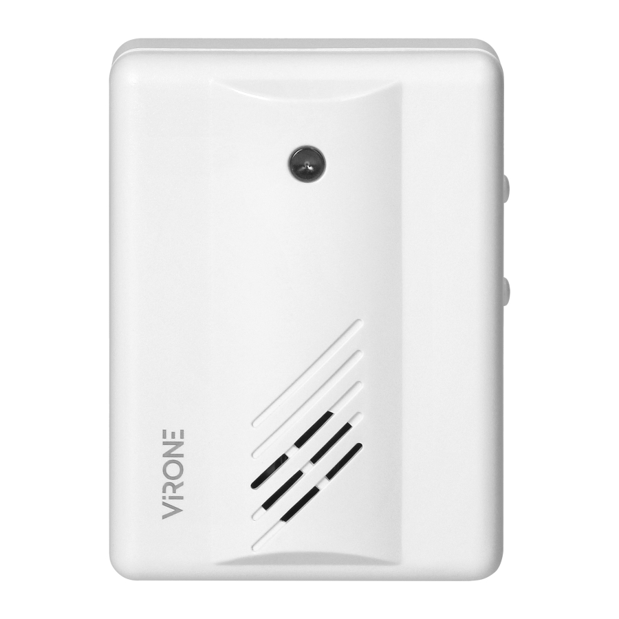 Motion sensor with wireless indicator, 100m, battery operated