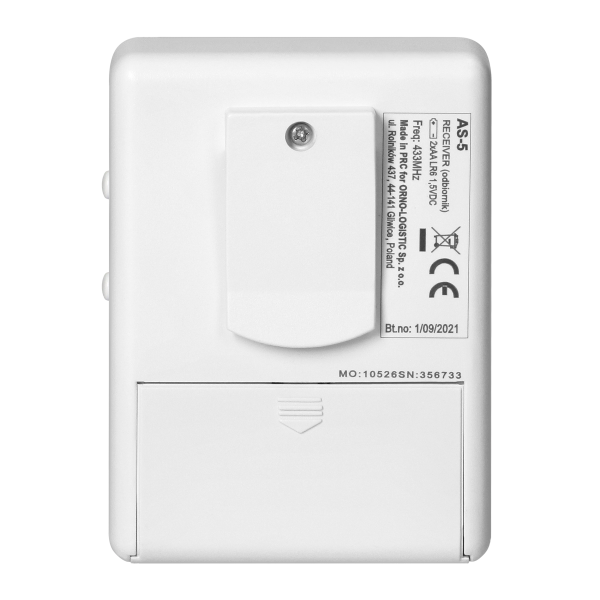 Motion sensor with wireless indicator, 100m, battery operated