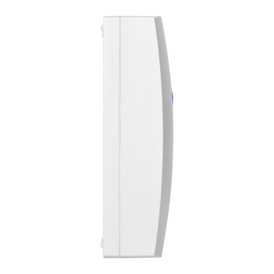 Welcome system with wireless sound and light signaling