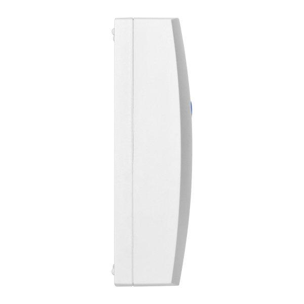 Welcome system with wireless sound and light signaling