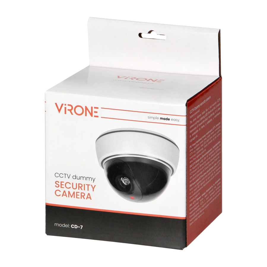 Dummy security CCTV camera, battery operated