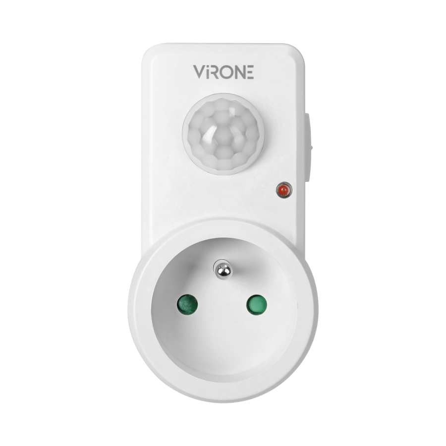 Plug-in motion detector, 120°  IP20, 280W