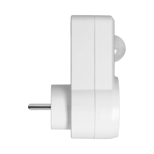 Gniazdkowy czujnik ruchu 120°  IP20, 280W