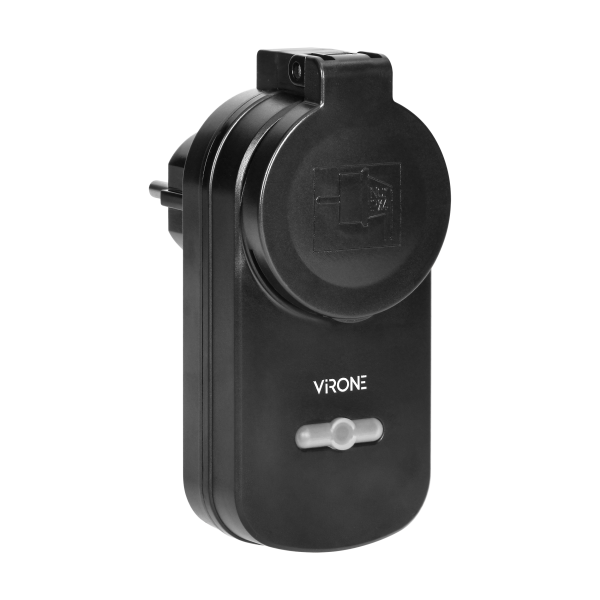 Set of wireless sockets with a remote control unit, 2+1, IP44, Schuko Set of wireless sockets with a remote control unit, 2+1, IP44, Schuko