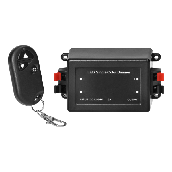 Dimmer for 12-24VDC RF LED with remote control Dimmer for 12-24VDC RF LED with remote control