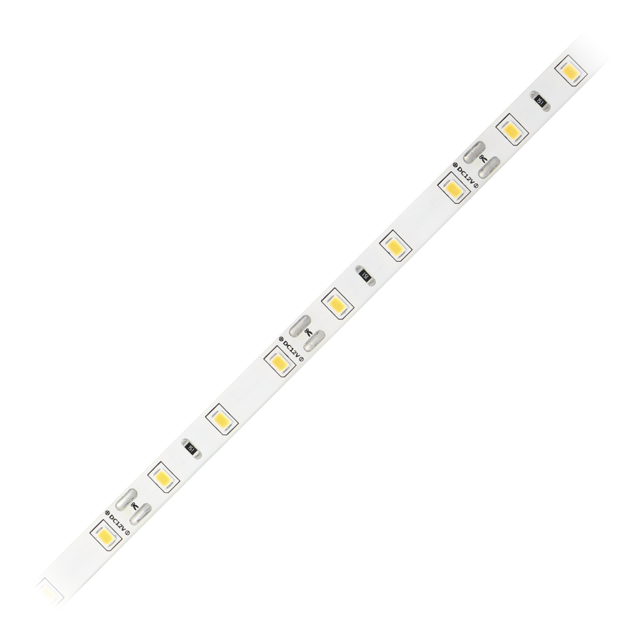 LED strip 12V, 2835, 60L/m, 430lm/m, 4,8W/m, IP63, 3000K, 5m