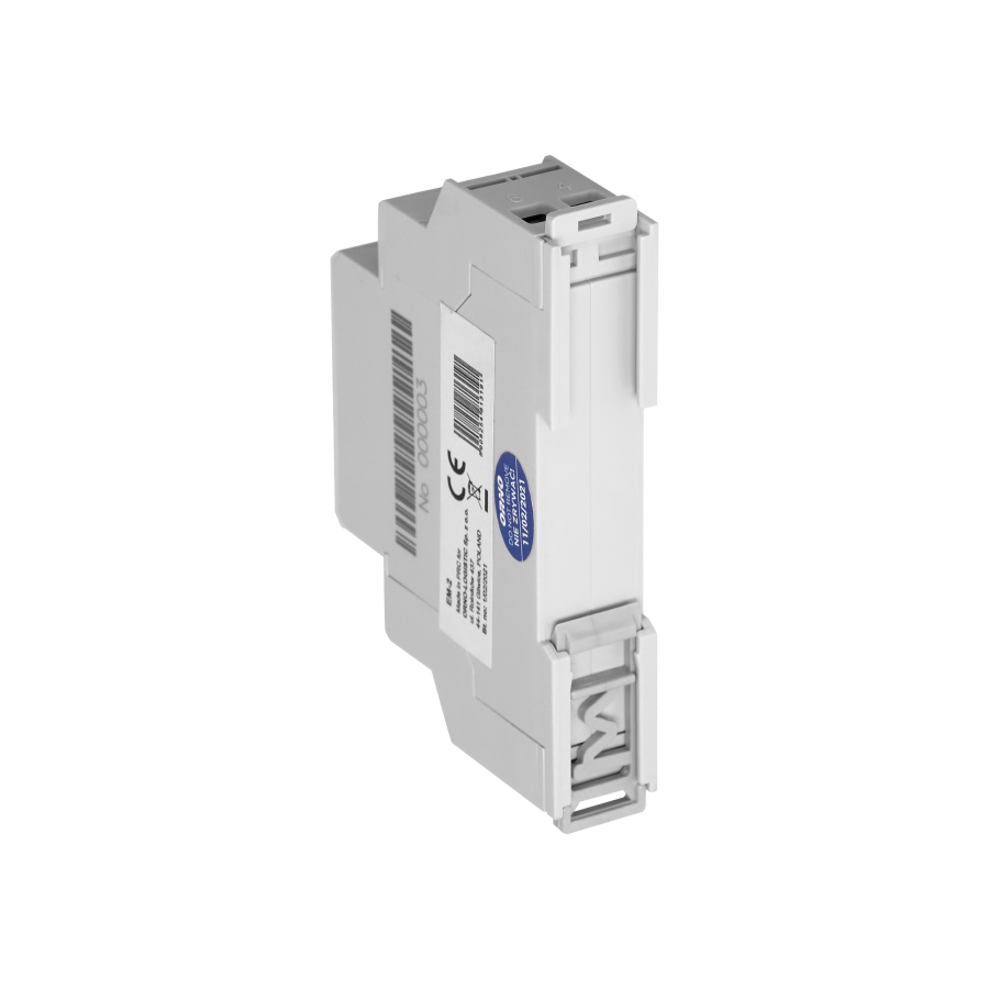 Single-phase energy meter, 40A, impulse output, 1 module, DIN TH-35mm