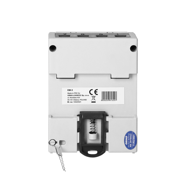 Three-phase energy meter, 80A, 4,3 modules, DIN TH-35mm