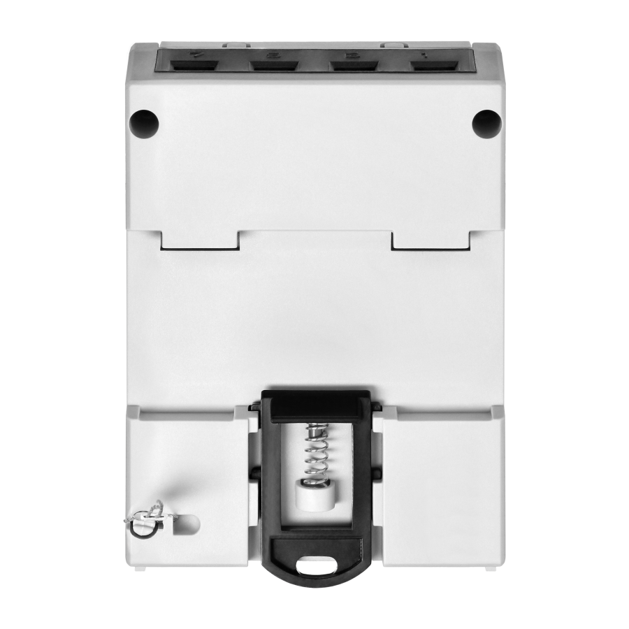 Three-phase energy indicator, 80A, additional indicator, pulse output, RESET button, 2 modules, DIN TH-35mm
