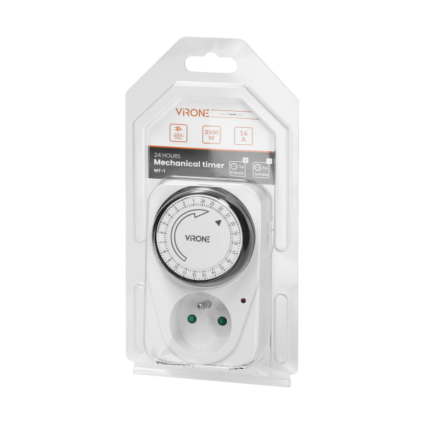 Plug-in mechanical timer