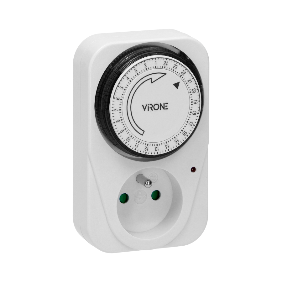 Plug-in mechanical timer