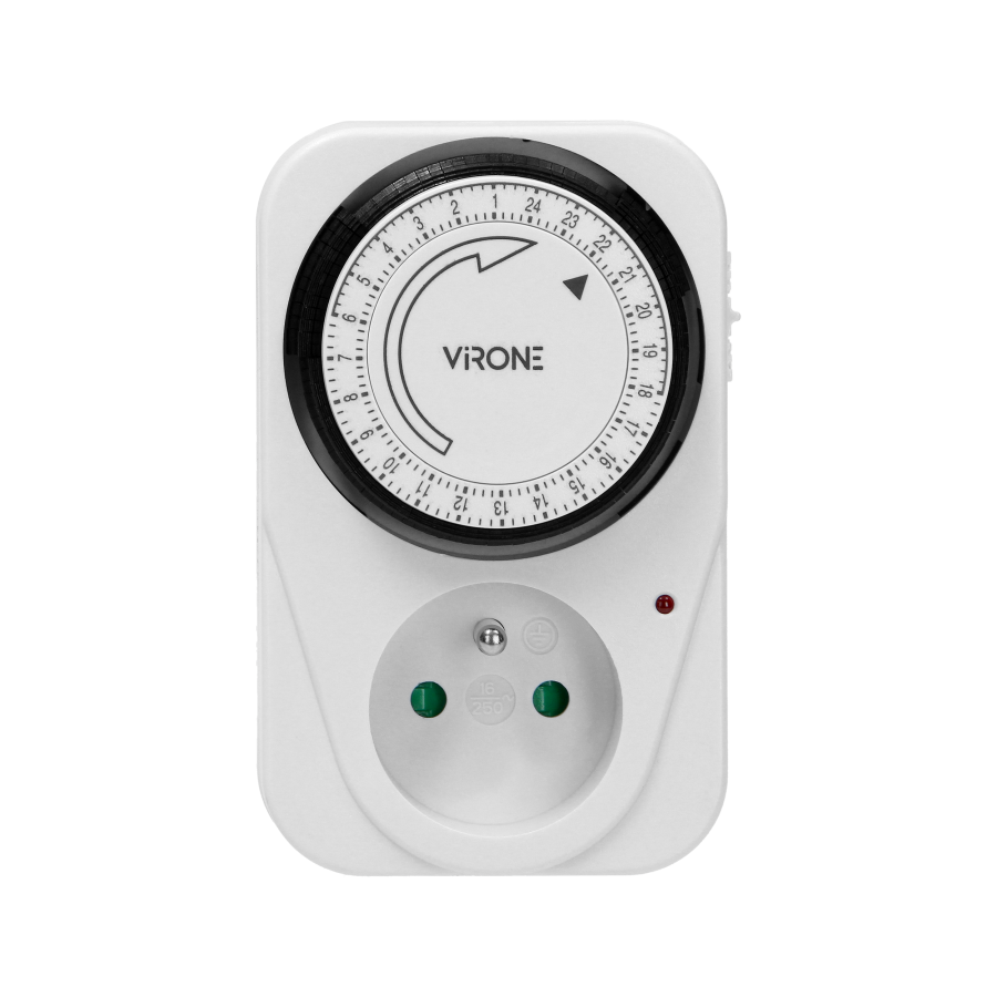 Plug-in mechanical timer