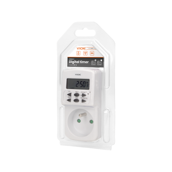 Mini digital timer, 10 programs