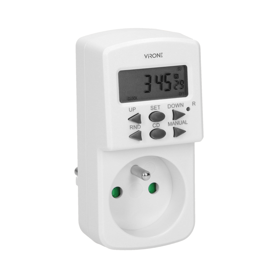 Mini digital timer, 10 programs