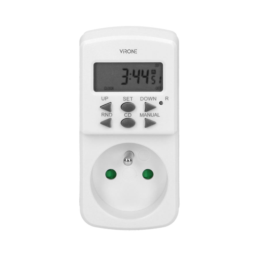 Mini digital timer, 10 programs