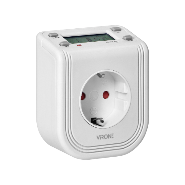 Elektroniczny programator czasowy z górnym wyświetlaczem LCD, 230 VAC 3680W, 16 punktów przełączenia, symulator obecności, wersj Elektroniczny programator czasowy z górnym wyświetlaczem LCD, 230 VAC 3680W, 16 punktów przełączenia, symulator obecności, wersj