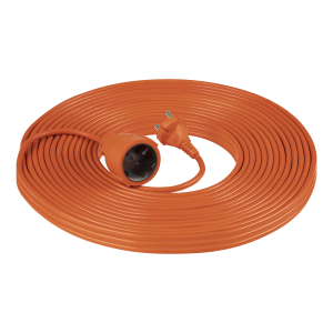 Przedłużacz PVC IP20 30m 1x2P, H03VV-F 2x1mm²