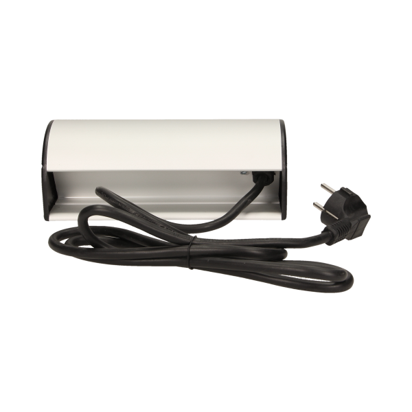 Desk socket with clamp holders, USB charger and 1.8m cable, 3x2P+E, 2xUSB