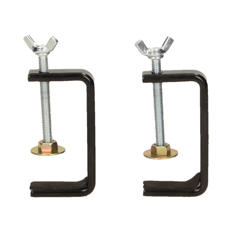 Desk socket with clamp holders, USB charger and 1.8m cable, 3x2P+E, 2xUSB