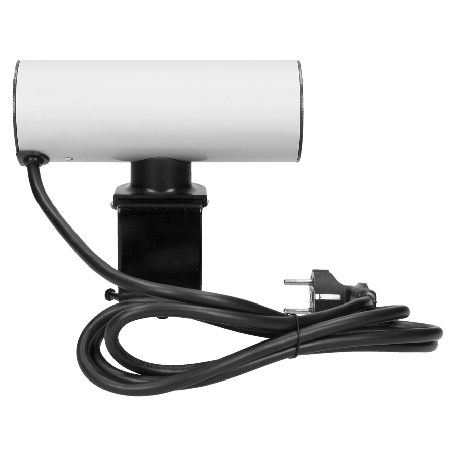 Desktop-mounted 3x2P+E socket with clamp holder and 1.8m cable