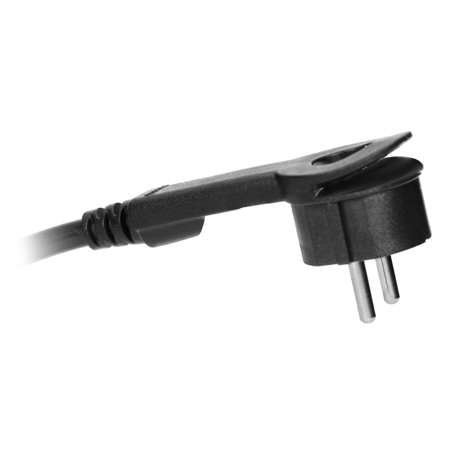 Set of three sockets with USB charger suitable for furniture and kitchen, with velcro mounting strips and a cord 1.5 m long with