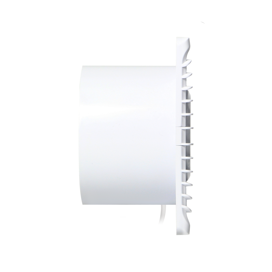 Wentylator łazienkowy 100mm, natynkowy - przewód z wyłącznikiem