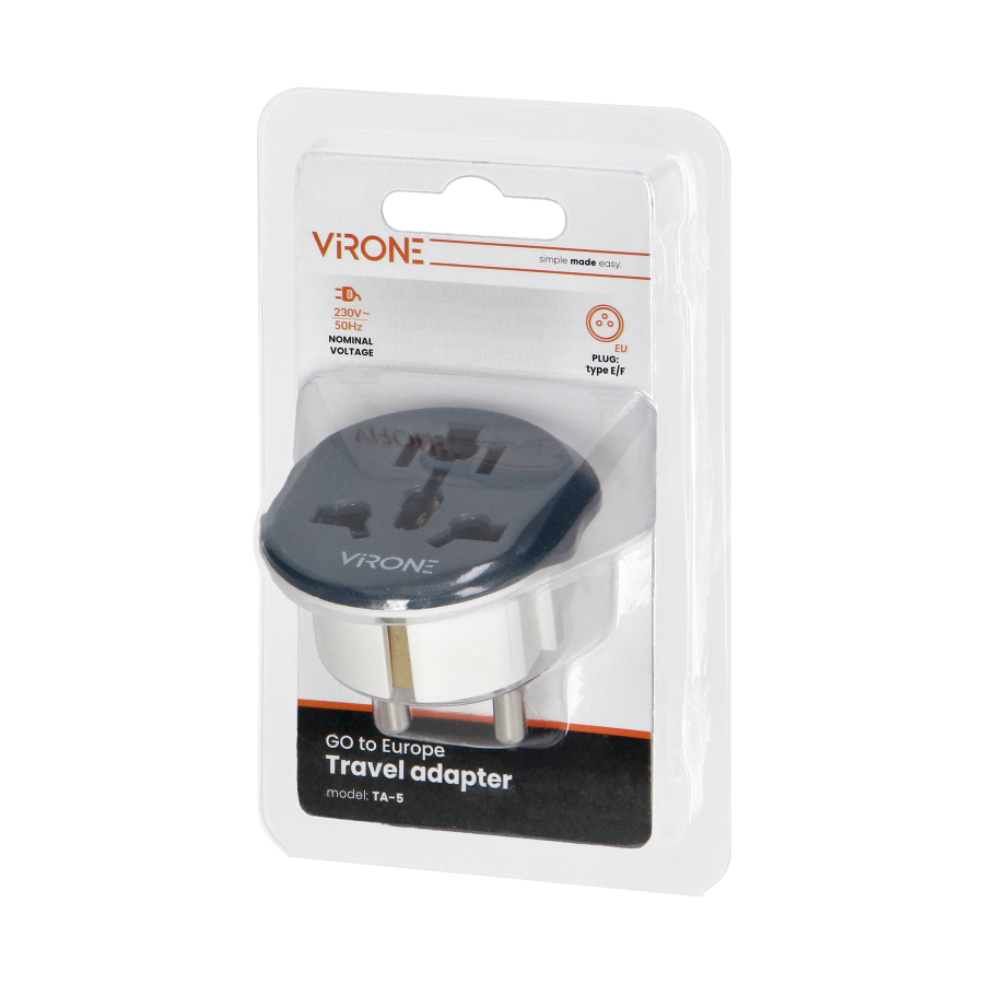 European travel adapter