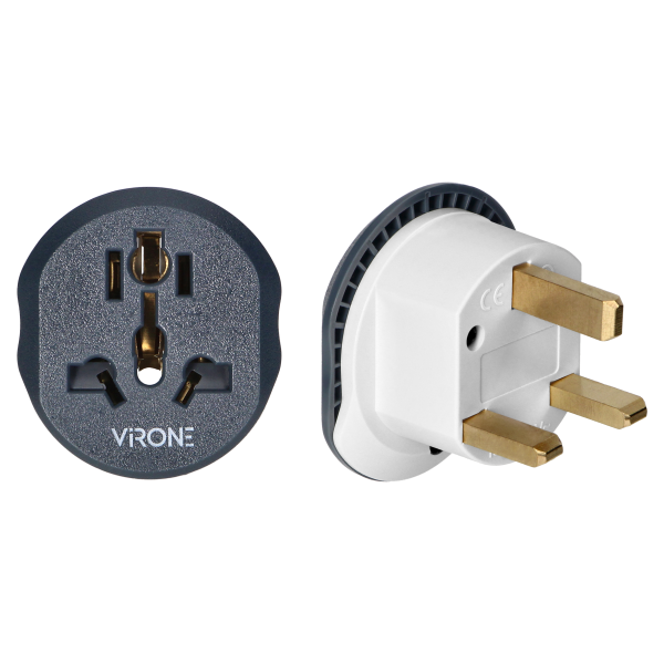Travel adapter - Go to UK, 230V/13A universal socket, british plug (type G) Travel adapter - Go to UK, 230V/13A universal socket, british plug (type G)