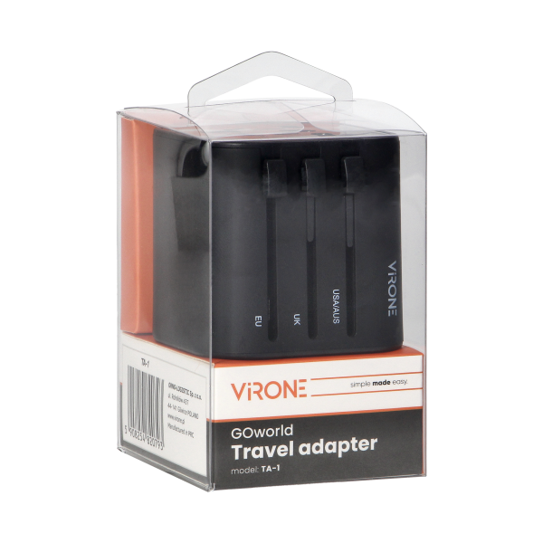 GOworld all-purpose travel adapter that fits in more than 200 countries, 100-240V, 8A GOworld all-purpose travel adapter that fits in more than 200 countries, 100-240V, 8A