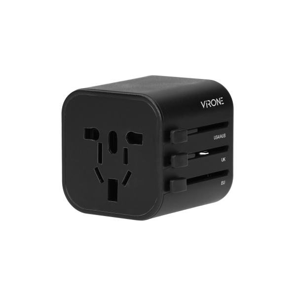 GOworld uniwersalny adapter podróżny do ponad 200 krajów świata, 100-240V, 8A