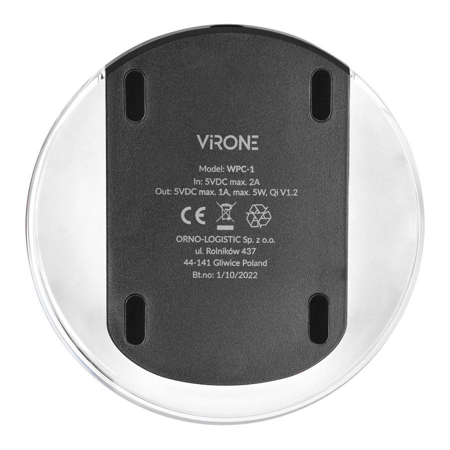 Tabletop wireless 5W charger