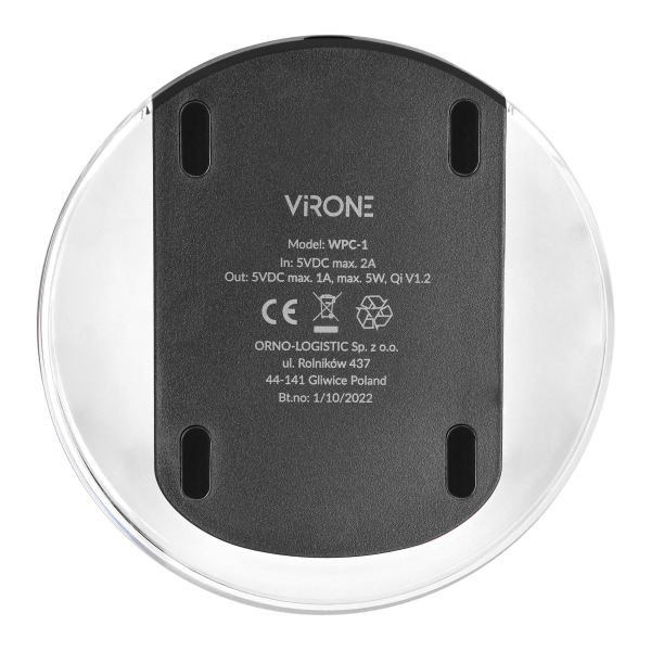 Tabletop wireless 5W charger