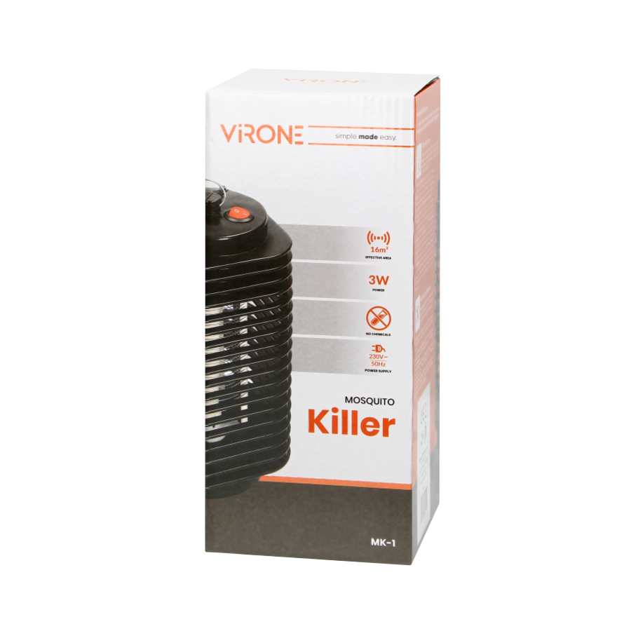 Mosquito killer lamp,  ~230V, 3W, 16m²