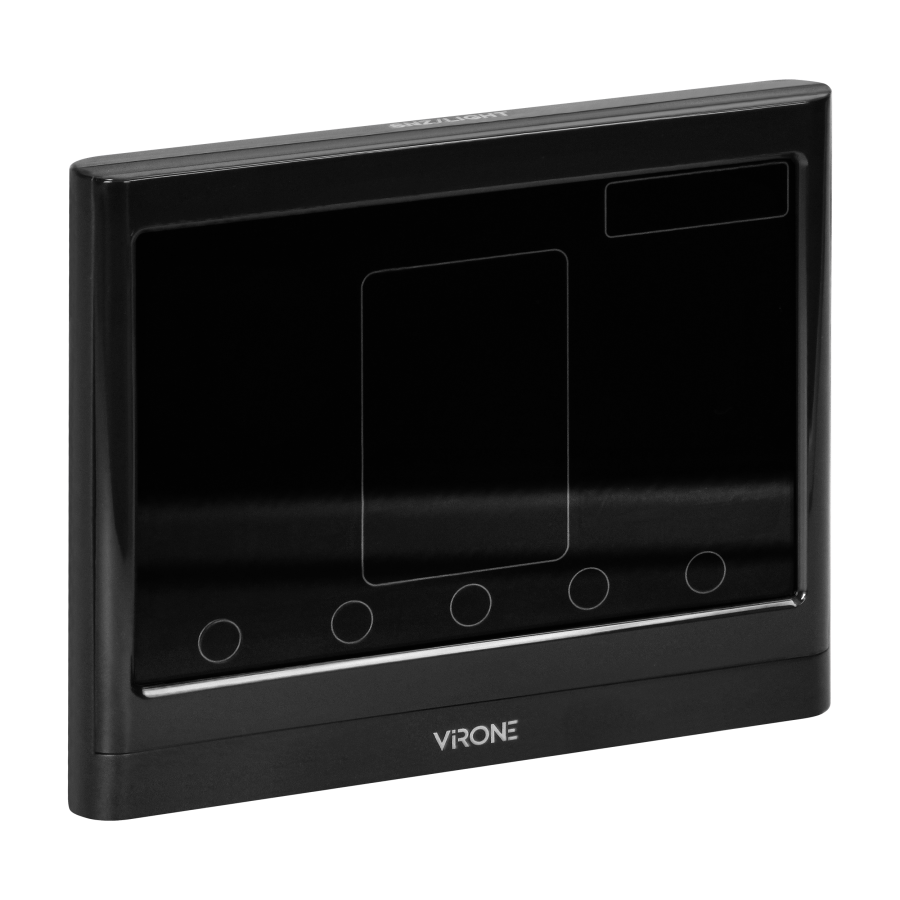 Multifunctional wireless weather station, touch buttons