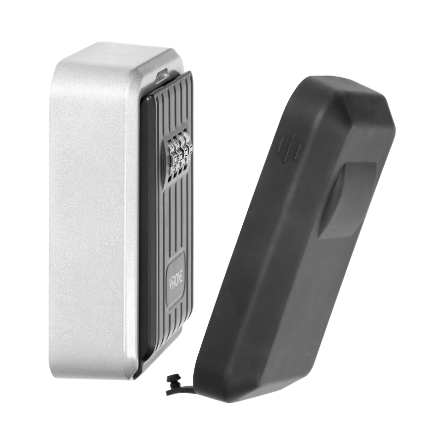 Key safe with code lock and a cover